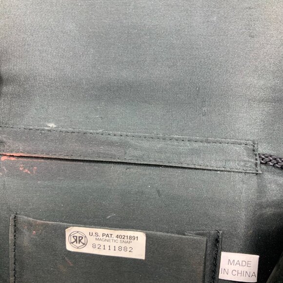 Towanny Vintage Black Sequin Beaded Embellished Handbag Crossbody - Picture 5 of 8